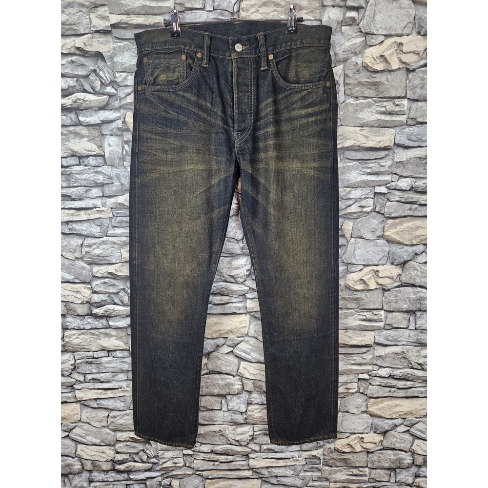 RRL Ralph Lauren Men's Slim Fit Shuttle Woven Sanforized Selvedge Jeans 32x30 - Picture 2 of 16
